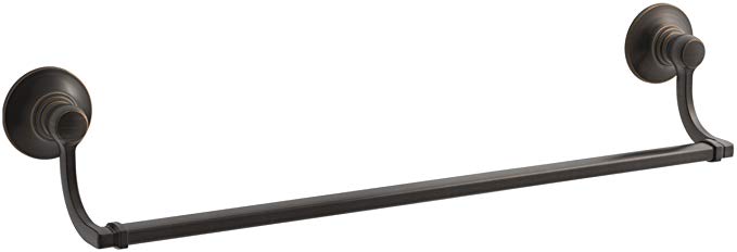 KOHLER K-11410-2BZ Bancroft 18-Inch Towel Bar, Oil-Rubbed Bronze