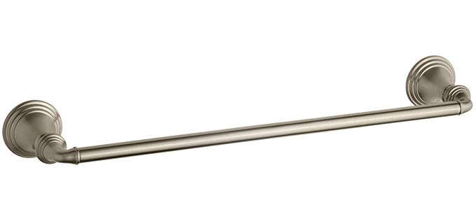 KOHLER K-10550-BV Devonshire 18-Inch Towel Bar, Vibrant Brushed Bronze