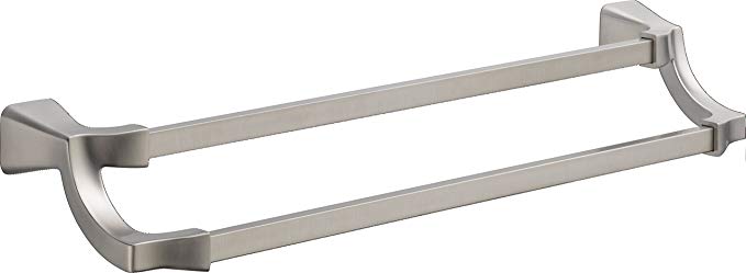 Delta Faucet 75225-SS Tesla Double Towel Bar, Stainless, 24