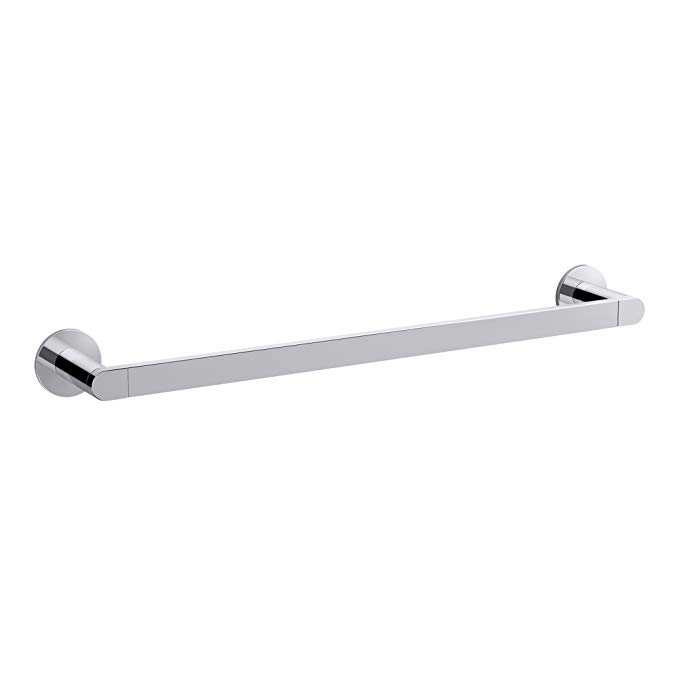 KOHLER K-73141-CP Composed 18 In. Towel bar Polished Chrome