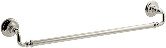 KOHLER K-72568-SN Artifacts 24 In. Towel bar, Vibrant Polished Nickel