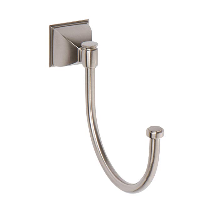 Ginger 1805/SN Quattro Pivoting Towel Hook, Satin Nickel