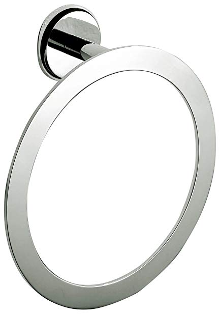 Dawn 98014006BN Series Towel Ring, One Size, Brushed Nickel