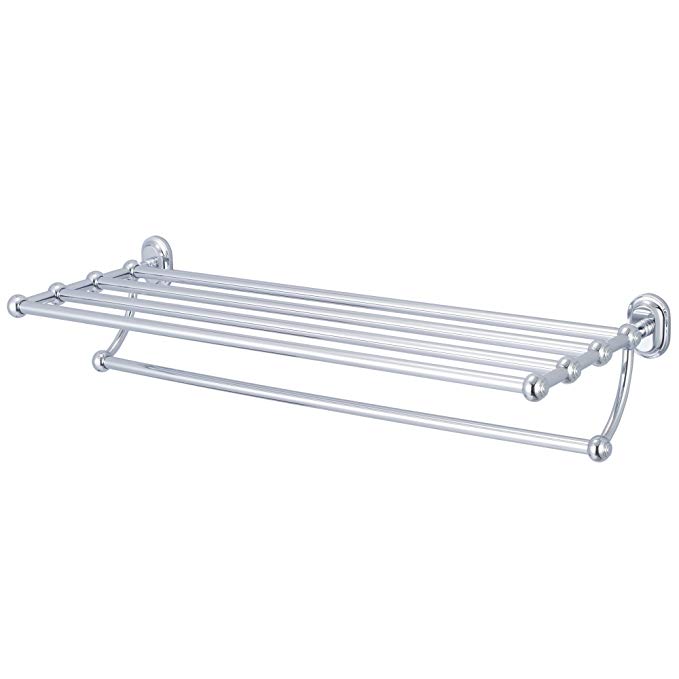 Water Creation BA-0001-01 Multi-Purpose Bath Train Rack As Restoration Hardware for Classic Bathroom