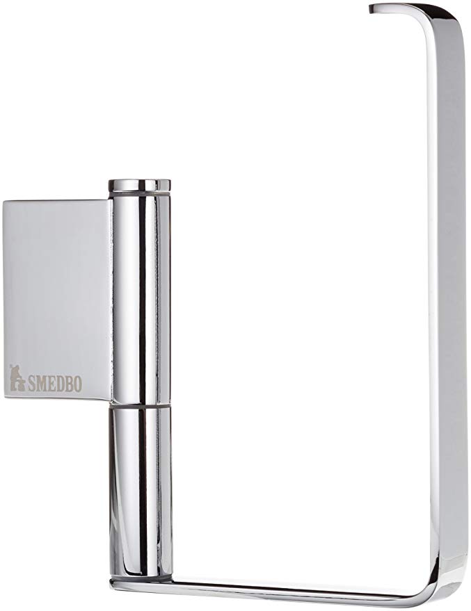 Smedbo SME_AK341 Toilet Roll Euro Holder Without Lid, Polished Chrome