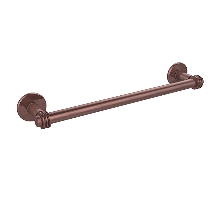 Allied Brass 2051D/18-CA Continental Collection Towel Bar, 18-Inch, Antique Copper