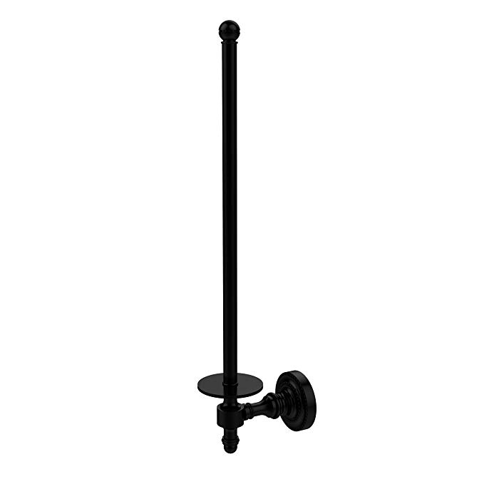 Allied Brass RD-24U/12-BKM Retro Dot Collection Wall Mounted Paper Towel Holder, Matte Black