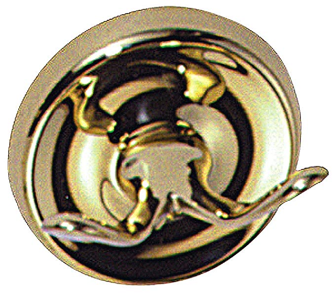 Elizabethan Classics ECRHPB Robe Hook, Polished Brass