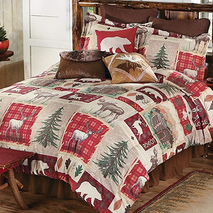 Black Forest Decor Great Outdoors Bed Set - Queen