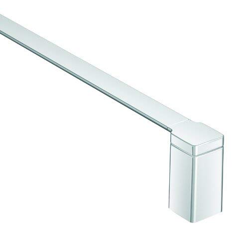 Moen YB8824CH 90 Degree 24-Inch Bathroom Towel Bar, Chrome