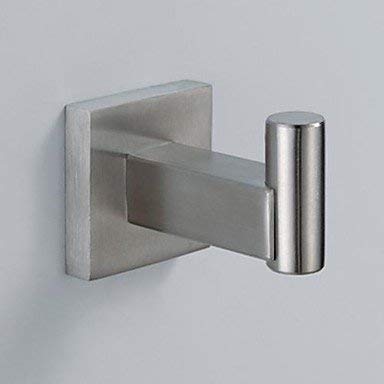 Bathroom Accessories 304 Stainless Steel Nicel Brushed Robe Hook