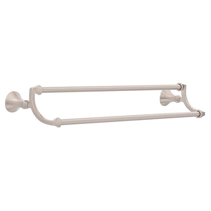 Delta Mandara 24 in. Double Towel Bar in SpotShield Brushed Nickel