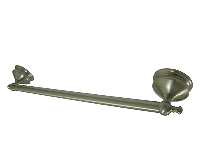 Kingston Brass BA7611SN Naples 24-Inch Towel Bar, Satin Nickel