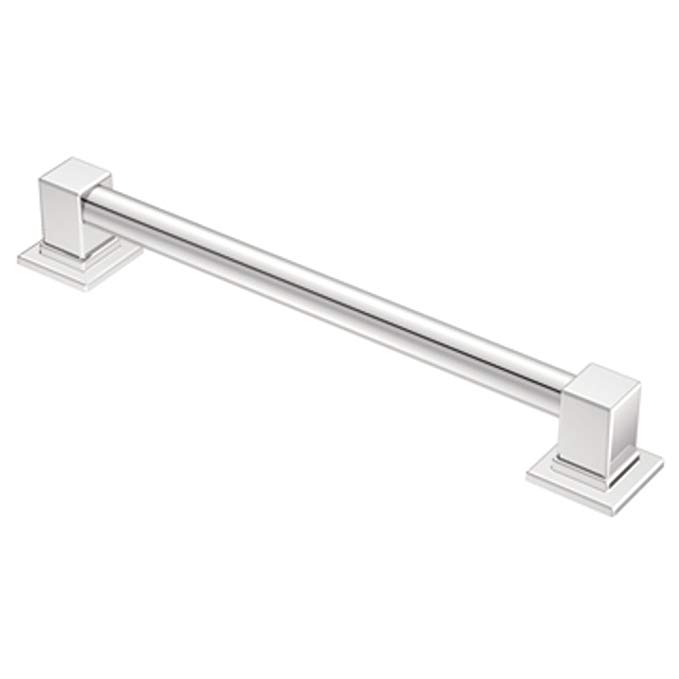 Moen YG8812CH 90 Degree 12-Inch Designer Grab Bar, Chrome