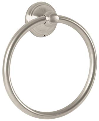 Hansgrohe 06095820 C Towel Ring, Brushed Nickel