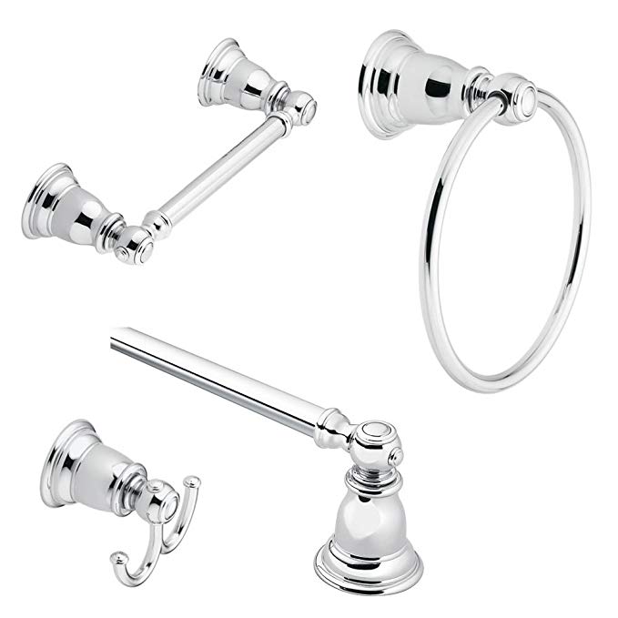 Moenl #Moen KA-KIN-4-CH Moen Kingsley 4-Piece Acessory Kit, Chrome,