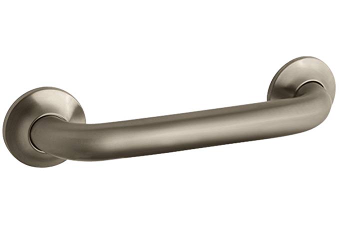 KOHLER K-11390-BV Transitional 12-Inch Grab Bar, Vibrant Brushed Bronze