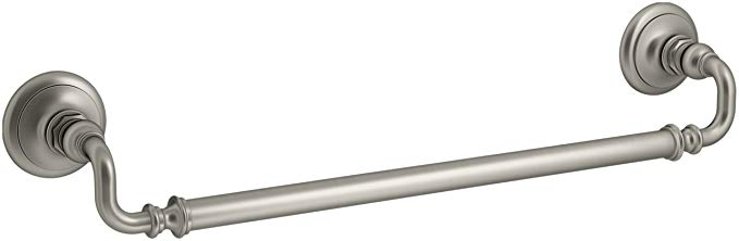 KOHLER K-72567-BN Artifacts 18 In. Towel bar, Vibrant Brushed Nickel