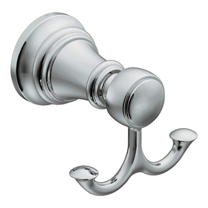 Moen YB8403CH Weymouth Robe Hook, Chrome