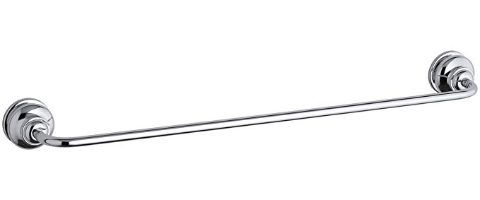 KOHLER K-12151-CP Fairfax 24-Inch Towel Bar, Polished Chrome