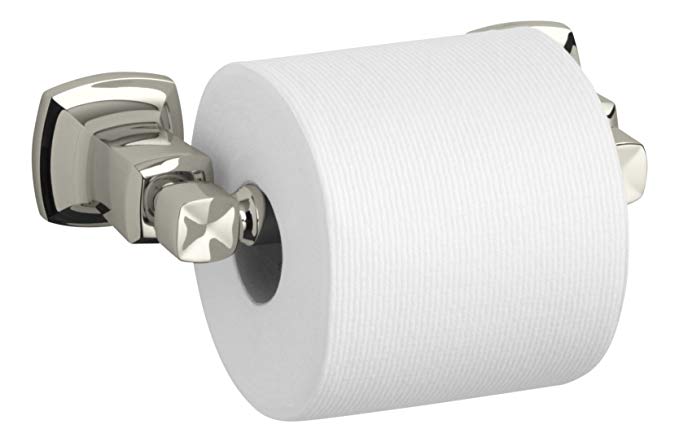 Kohler K-16265-SN Margaux Horizontal Toilet Tissue Holder, Vibrant Polished Nickel