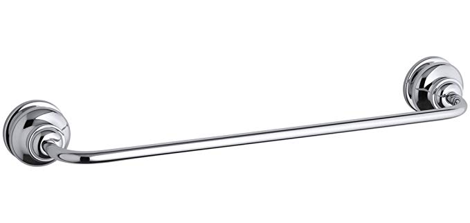 KOHLER K-12150-CP Fairfax 18-Inch Towel Bar, Polished Chrome