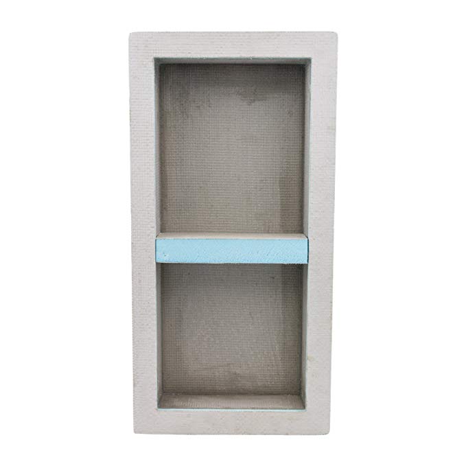 Houseables Shower Niche, Insert Storage Shelf, 12 x 28 Inch, Leak-Proof, Waterproof, Recessed Preformed Niches, Tileable Prefab Shelves for Bathroom, Prefabricated Deep Wall Toiletry Organizer